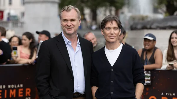 Cilian murphy and christopher nolan