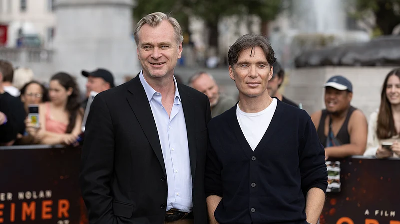 Cilian murphy and christopher nolan